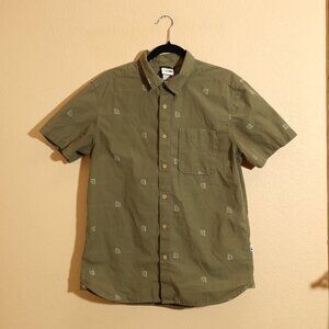 The North Face Baytrail Jacquard Shirt Half Dome Knockout Print (L)